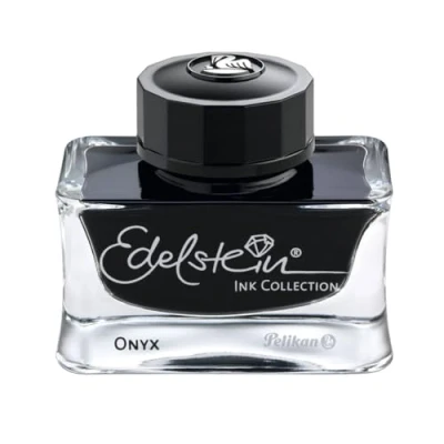 Abbildung von Pelikan Fine Writing 339408 Edelstein Ink Coll.onyx (schwarz) 50ml