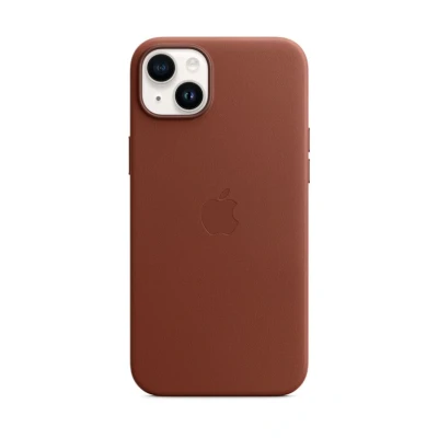 Abbildung von Apple Magsafe Leder Back Cover Braun iPhone 14 Plus