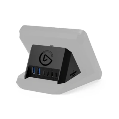 Abbildung von Elgato USB Hub Für Stream Deck +, 2 C Anschlüsse/2 A Anschlüsse, Stromversorgung, SD /microSD Kartenleser C, Mac/PC, &amp; Netzteil nicht im Lieferumfang enthalten