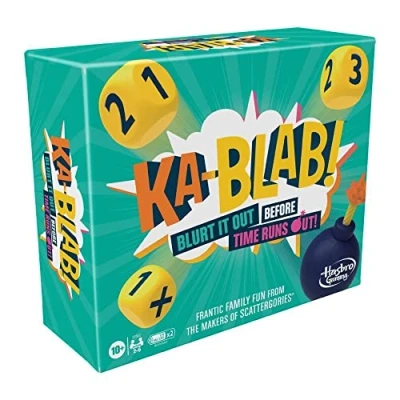 Abbildung von Hasbro Gaming Ka Blab! Spiel für Familien, Teenager und Kinder ab 10 Jahren, Kablab Spieleabende 2 6 Spieler