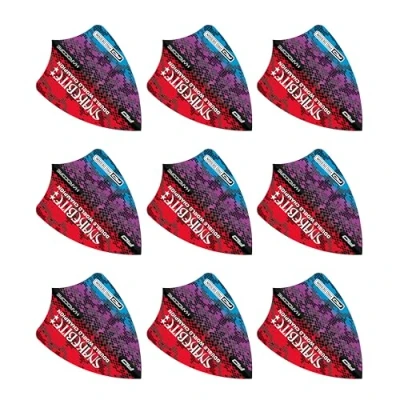 Abbildung von RED DRAGON Hardcore Peter Wright Snakebite Multi Freestyle Dart Flüge 3 Sätze pro Packung (insgesamt 9 Flüge)