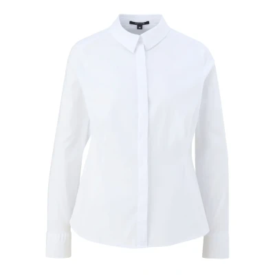 Abbildung von comma Damen 60.2.61.10.100.2137192 Bluse, 0100 weiß, 36