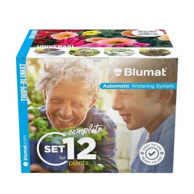 Abbildung von Blumat Tropf Medium Box Kit Automatische Bewässerung für bis zu 12 Pflanzen (12 Stück), Wasser Garten, Terrasse, Hängekörbe, Hochbeet, Gewächshaus Nachhaltiges Outdoor Bewässerungssystem