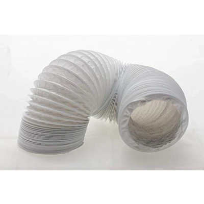 Abbildung von daniplus Abluftschlauch PVC flexibel Ø 125/127 mm, 4 m z.B. für Klimaanlagen, Wäschetrockner, Abzugshaube