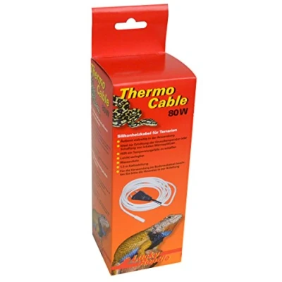Abbildung von Lucky Reptile Thermo Cable 80 W Heizkabel für Terrarien 6,5 m Kabel mit 1,5 Kaltzuleitung schnelle Aufheizung &amp; gleichmäßige Wärme Silikon wasserdicht Terrarium Zubehör