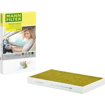 Abbildung von MANN FILTER FP 3540 Innenraumfilter FreciousPlus Biofunktionaler Pollenfilter Für PKW