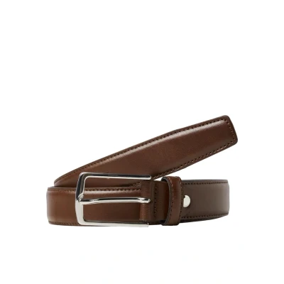Abbildung von Jack &amp; Jones Jacchristopher BELT Gürtel cognac, Herren, Größe: 90, Cognac