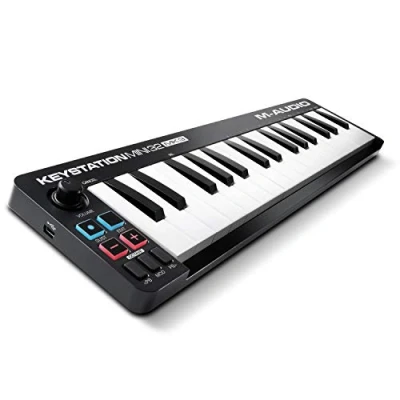 Abbildung von M Audio Keystation Mini 32 MK3 Ultra portabler USB MIDI Keyboard Controller mit MPC Beats