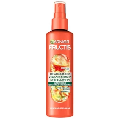 Abbildung von Garnier Reparierendes 10 in 1 Leave gegen Haarschäden, Für bessere Kämmbarkeit und weniger Mit Amla Öl Pro Keratin, Fructis Schadenlöscher Deep Repair, 150 ml