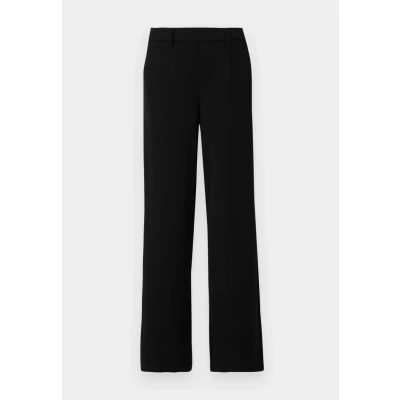 Abbildung von Object Objlisa MW WIDE PANT Stoffhose, Damen, Größe: 40, Black