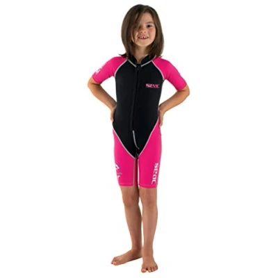 Abbildung von Seac Dolphin, Tauchanzug Shorty für Kinder aus 1,5 mm Neopren und Lycra geeignet Schwimmen, Schnorcheln Wasserspiele