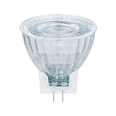 Abbildung von OSRAM Dimmbare MR11 LED Reflektorlampe mit GU4 Sockel, Warmweiss (2700K), Glas Spot, 3.2W, Ersatz für 20W Reflektorlampe,LED SUPERSTAR 12 V , 10er Pack