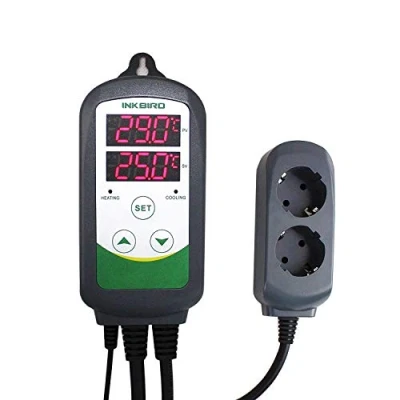 Abbildung von Inkbird ITC 308 Digitaler Temperaturregler mit fühler, Heizen Kühlen Temperaturschalter, 230V Thermostate