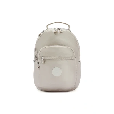 Abbildung von Kipling SEOUL S Kleiner Rucksack, Metallic Glow (Silber)