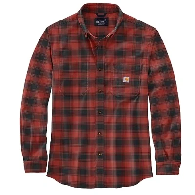 Abbildung von Carhartt Plaid Flannel Relaxed Fit Shirt, Farbe:rot, Größe:M