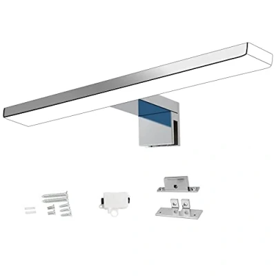 Abbildung von kalb Aurinko LED Badleuchte Badlampe Spiegellampe Spiegelleuchte chrom 230V, Auswahl:600mm Warmweiss