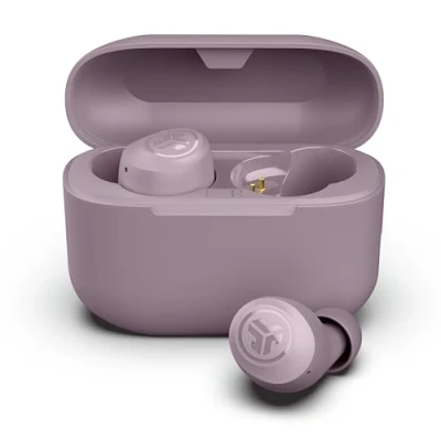 Abbildung von JLab Go Air Pop+ In Ear Kopfhörer kabellos Bluetooth, True Wireless Kopfhörer, 35+ Std Headphones, kabellose Ohrhörer, Earbuds mit Mikrofon, USB C Ladebox, Dual Connect, EQ3 Sound, Malve