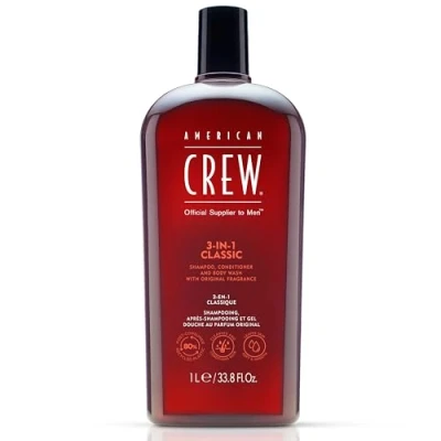 Abbildung von American Crew 3IN1 SHAMPOO, Conditioner AND BODY WASH Duschgel, Herren, Größe: 1000 ml, /