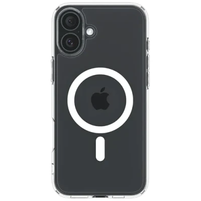 Abbildung von Spigen Ultra Hybrid Magfit TPU Back Cover Durchsichtig Apple iPhone 16