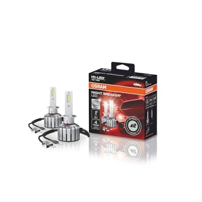 Abbildung von OSRAM NIGHT BREAKER H1 LED; bis zu 40% weniger Blendung; erste strassenzugelassene LED Nachrüstlampe