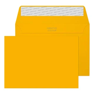 Abbildung von Blake Creative Colour 15104 Farbige Briefumschläge Haftklebung Ei Gelb C6 114 x 162 mm 120g/m² 25 Stück