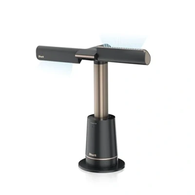 Abbildung von Shark TurboBlade Turmventilator, leise, Hochgeschwindigkeitssystem, Luftzirkulation bis zu 20 Meter, 10 Geschwindigkeiten, 180 Oszillation, Fernbedienung, Einfache Reinigung, Holzkohle TF200SEU