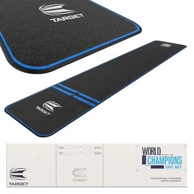 Abbildung von Target Darts Weltmeisterschafts Dartmatte Blue Trim