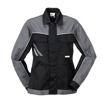 Abbildung von Planam Highline Damen Bundjacke schwarz schiefer zink Modell 2717 Größe 36