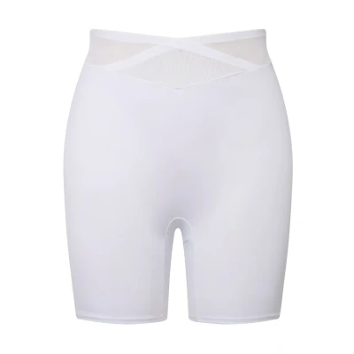 Abbildung von Ulla Popken Breiter BUND Wickeleffekt HIGH Waist Shapewear, Damen, Größe: 46/48, Schneeweiß
