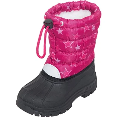 Abbildung von Playshoes Unisex Kinder Winter bootie Schneeschuh, Sterne, 32/33 EU