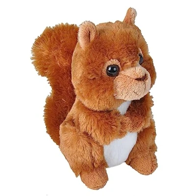 Abbildung von Wild Republic 19447 Hug &#039;ems Plüschtier, Kuscheltier, Rotes Eichhörnchen 18 Cm