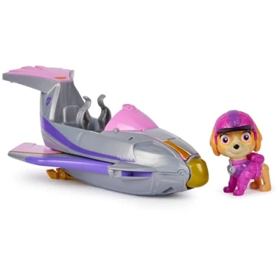 Abbildung von PAW PATROL Jungle Pups Falken Fahrzeug mit Skye Figur (Basis Fahrzeug), Spielzeug für Kinder ab 3 Jahren