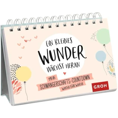 Abbildung von Ein kleines Wunder wächst heran.: Mein Schwangerschafts Countdown Woche für (Geschenke die Schwangerschaft und werdende Mamas)
