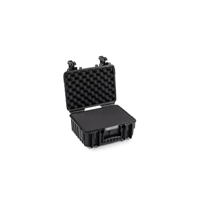 Abbildung von B&amp;W Transportkoffer Outdoor Typ 3000 Schwarz mit Würfelschaum Wasserdicht nach IP67 Zertifizierung, Staubdicht, Bruchsicher und Unverwüstlich