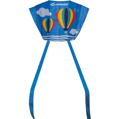 Abbildung von Schildkröt® Poket Kite L, handlicher Taschendrache, 65x45cm, inkl. 5 kp Polyesterleine mit Handgriff, 2 4 Beaufort, 970405
