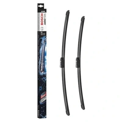 Abbildung von Bosch Aerotwin A244S Front Scheibenwischer Set mit 2 Ersatz Scheibenwischern und vormontiertem Adapter Wischblätter, 625 mm 550