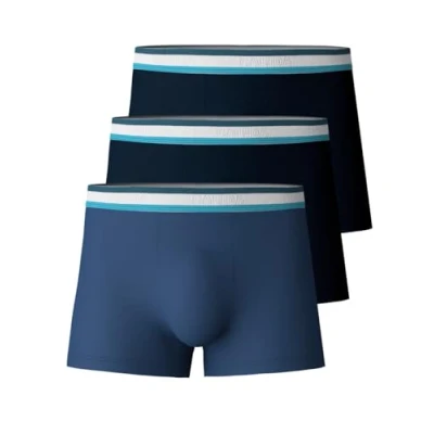 Abbildung von CALIDA Natural Benefit Boxershorts Herren, im 3er Pack, weicher Elastikbund