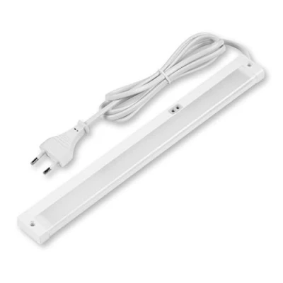 Abbildung von REV Unterbauleuchte Küche LED Schrankbeleuchtung 30cm, 4W, 300 Lumen, 3000K, Küchenbeleuchtung flach mit Sensor, einfache Montage, weiß