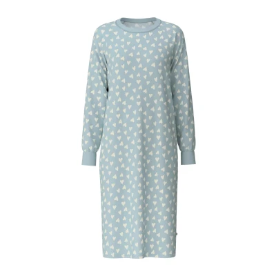Abbildung von Calida Langarm Nachthemd, Damen, Größe: 40/42, Sterling blue