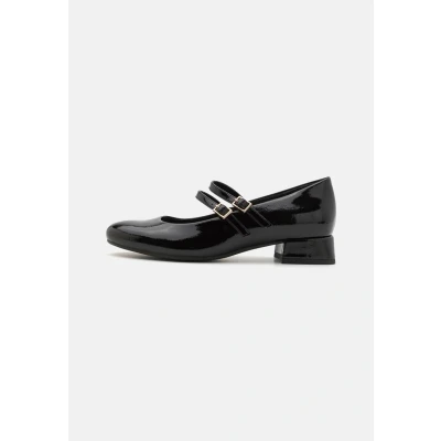 Abbildung von Marco Tozzi Riemchenballerina, Damen, Größe: 41, Black Schuhe