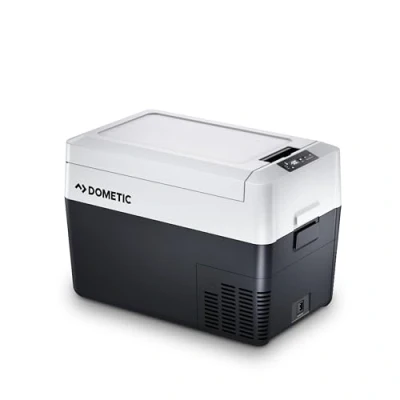 Abbildung von DOMETIC CDF2 36 Kompressor Kühlbox/Gefrierbox, +10 C bis 15 C, 31 Liter, Mini Kühlschrank 12/24 V für Auto, Lkw oder Boot mit Batteriewächter, Grau