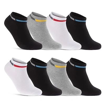 Abbildung von 8 12 20 Paar Sneaker Socken Herren Mehrfarbig Baumwolle 16730 WP (8 39 42)