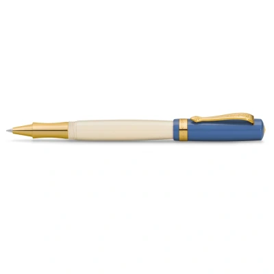 Abbildung von Kaweco STUDENT Rollerball 50&#039;s Rock I Gel / Kugelschreiber aus hochwertigem Acryl mit Keramikkugel Edler Kuli 23 g Tintenroller 0.7 mm Mine Nostalgischer Gelroller 16 cm