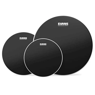 Abbildung von Evans ETP ONX2 F Onyx (schwarz) Tom Pack Fusion 25,4 cm (10 Zoll), 30,4 (12 35,5 (14 Zoll) Felle