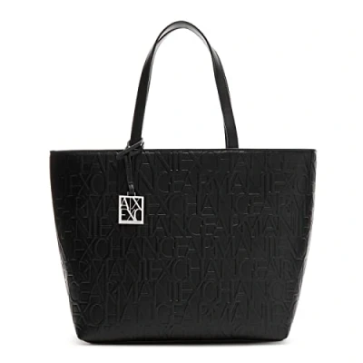 Abbildung von Armani Exchange Borsa Shopping Bag, Damen, Größe: One Size, Black