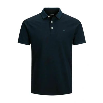 Abbildung von Jack &amp; Jones Epaulos SS NOOS Poloshirt, Herren, Größe: Small, Dark navy
