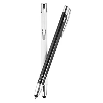 Abbildung von WPRO Toccara 2 er Set Kugelschreiber &amp; Eingabe Stift 2in1 Smartphone Tablet dünne 3D Touch Screen Stylus Pen Spitze Touchpen Mix