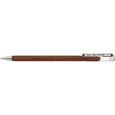 Abbildung von Pentel Mattehop Gelroller, 1,0 mm, Braun, 12 Stück