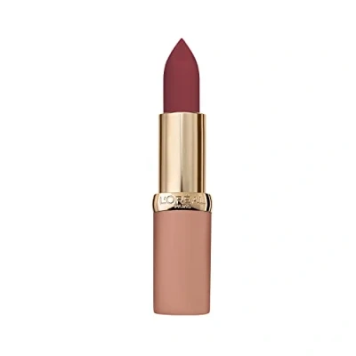 Abbildung von L&#039;Oréal Paris Color Riche ultra Matte Free the Nudes 06 No Hesitation, farbintensiver Lippenstift im zarten Nude Ton, mattes Finish