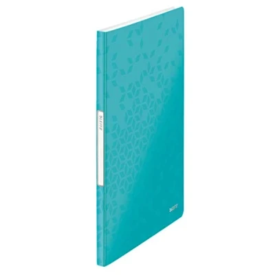 Abbildung von Leitz 46310051 Sichtbuch wow, A4, PP, 20 Hüllen, eisblau